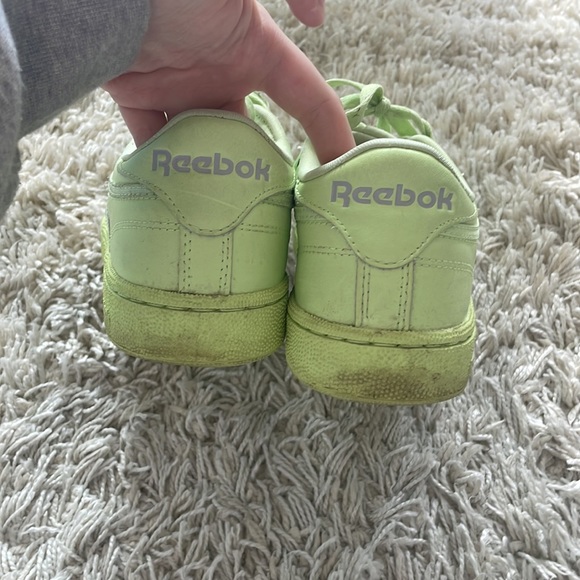 REEBOK | Aritzia Exclusive Collab - Reebok Club C 85 Neon Sneakers - Picture 4 of 9